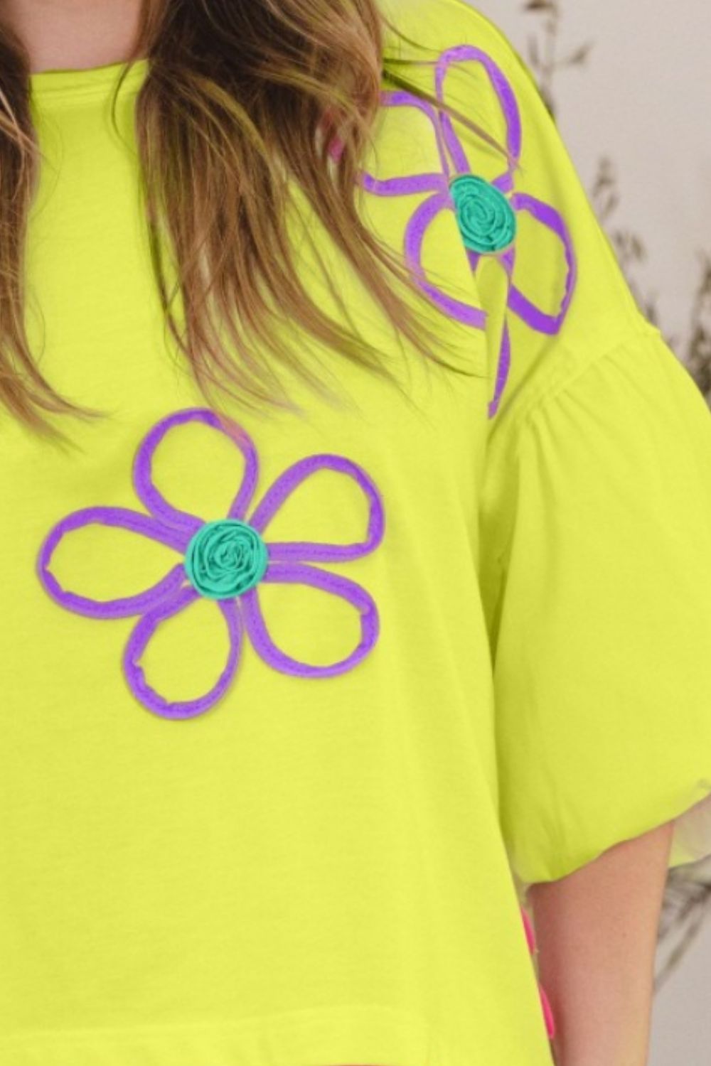 BlossomCharm Embroidered Tee